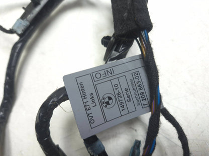 2008 BMW X6 E71 Rear Door Wire Harness Driver Side Left OEM