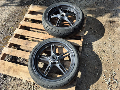 2008 Triumph Sprint St Wheel Rim & Tire Front & Rear *straight* OEM