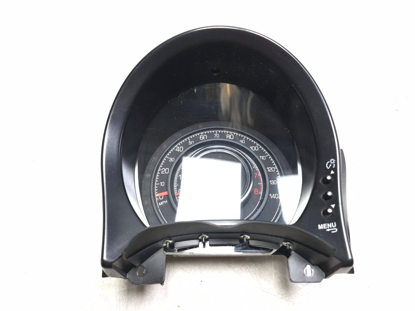 2013 Fiat 500 Turbo Speedometer Instrument Cluster Gauge W/ Frame Trim Cover OEM