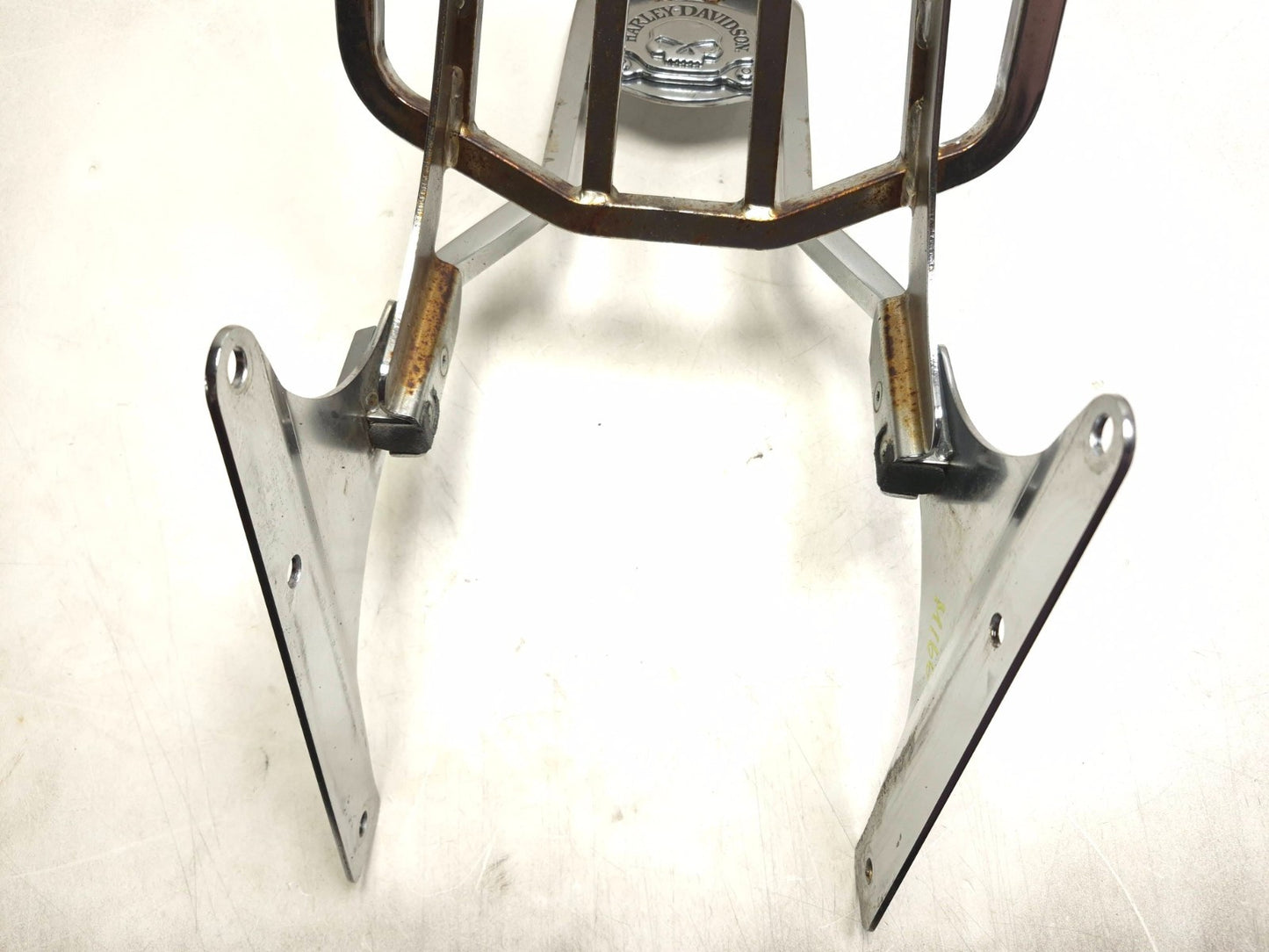 2004 Harley Softail Flstc Heritage Classic Sissy Bar Luggage Rack OEM