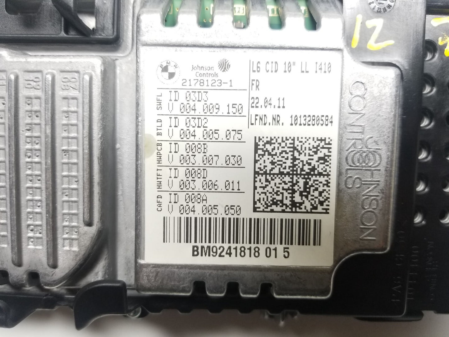 09 10 11 12 BMW 750li Navi Info Display Screen OEM