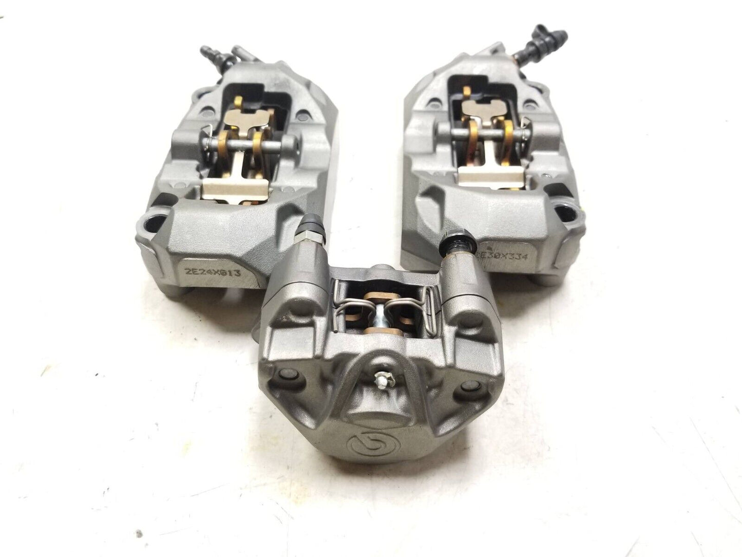 21-24 Ducati Supersport 950 950s Brembo Brake Caliper 3pcs OEM 6k Miles