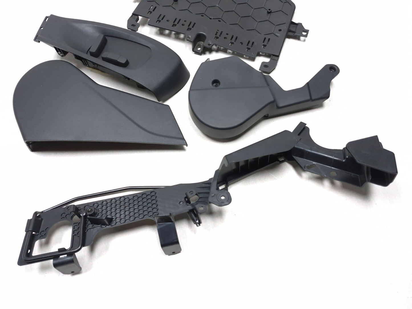 2017 Jaguar Xe Front Right Passenger Seat Trim Cover & Switch 5pcs OEM