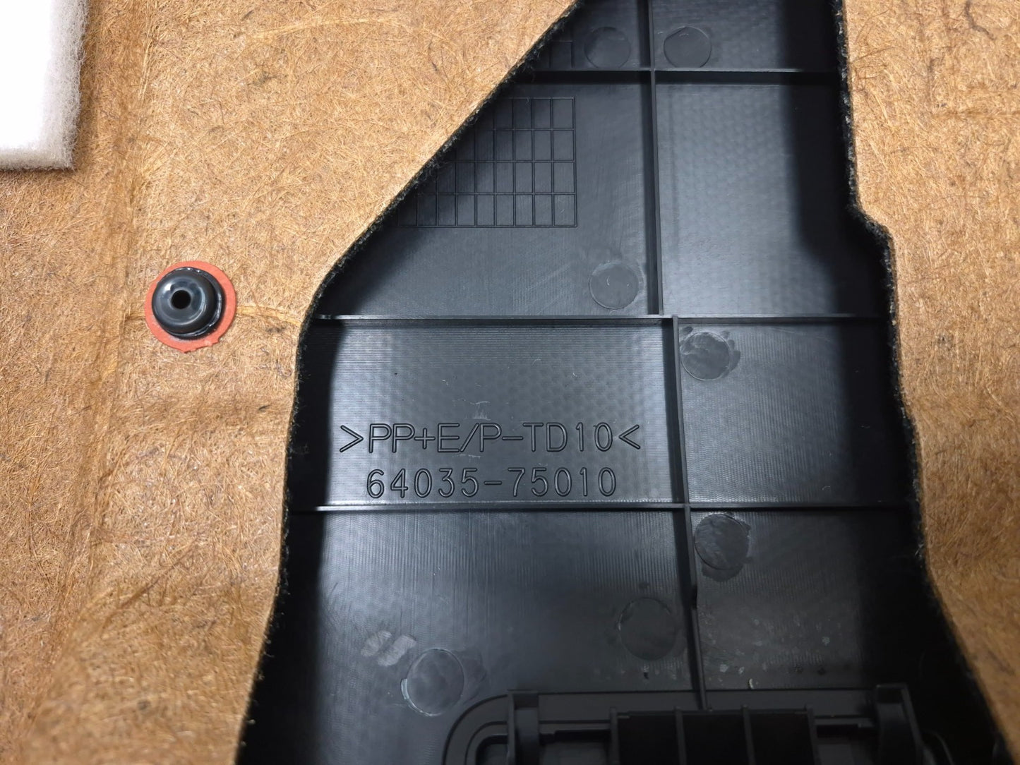 2010 Lexus Hs250h Rear Deck Package Tray Trim OEM