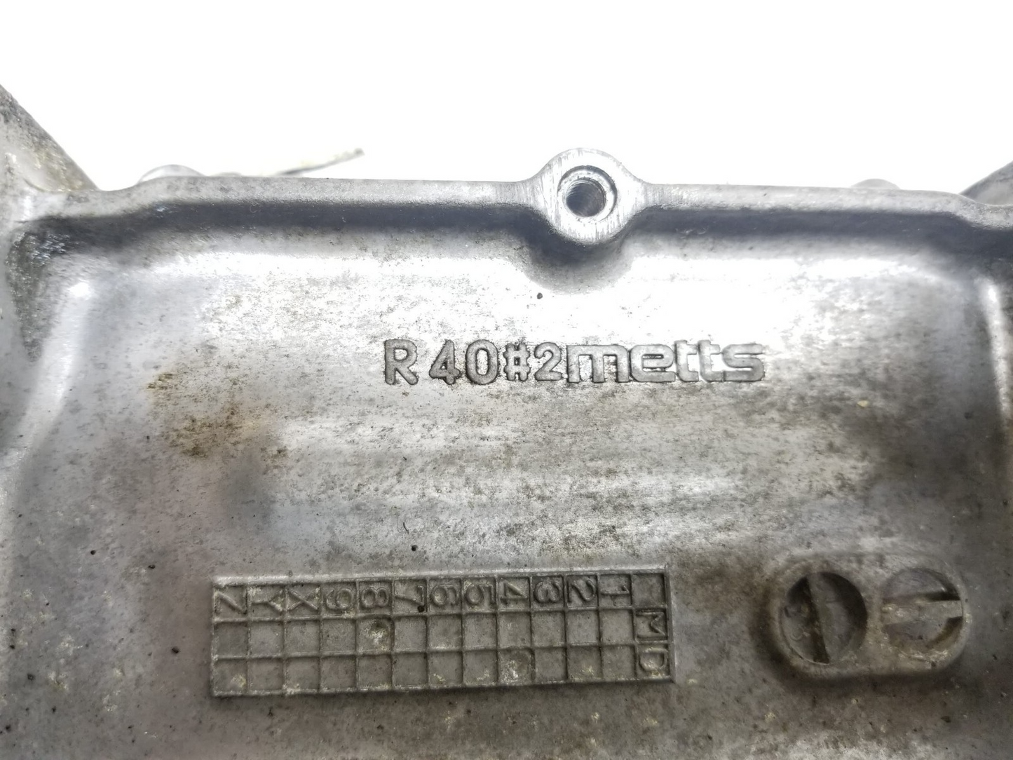 2010 Acura Tsx 2.4l Engine Oil Pan Upper & Lower Pair OEM