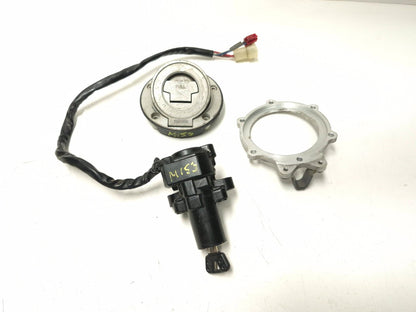 2004 Yamaha Fz6 S Ignition Switch Lock & Lock Fuel Cap & Seat Lock Set OEM