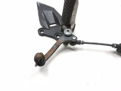 2008 Kawasaki Ninja 250r Ex250j Front Left Footrest & Gear Shift Lever Assy OEM