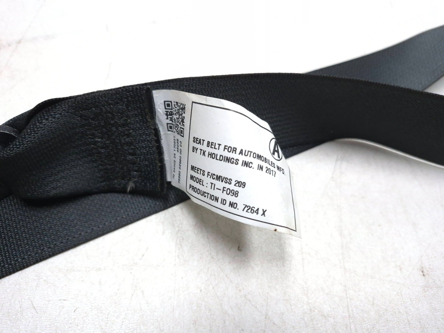 2018 Toyota Corolla Rear Seat Belt Retractor Left & Right OEM