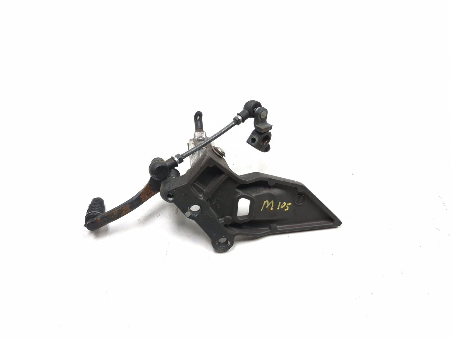 2008 Kawasaki Ninja 250r Ex250j Front Left Footrest & Gear Shift Lever Assy OEM