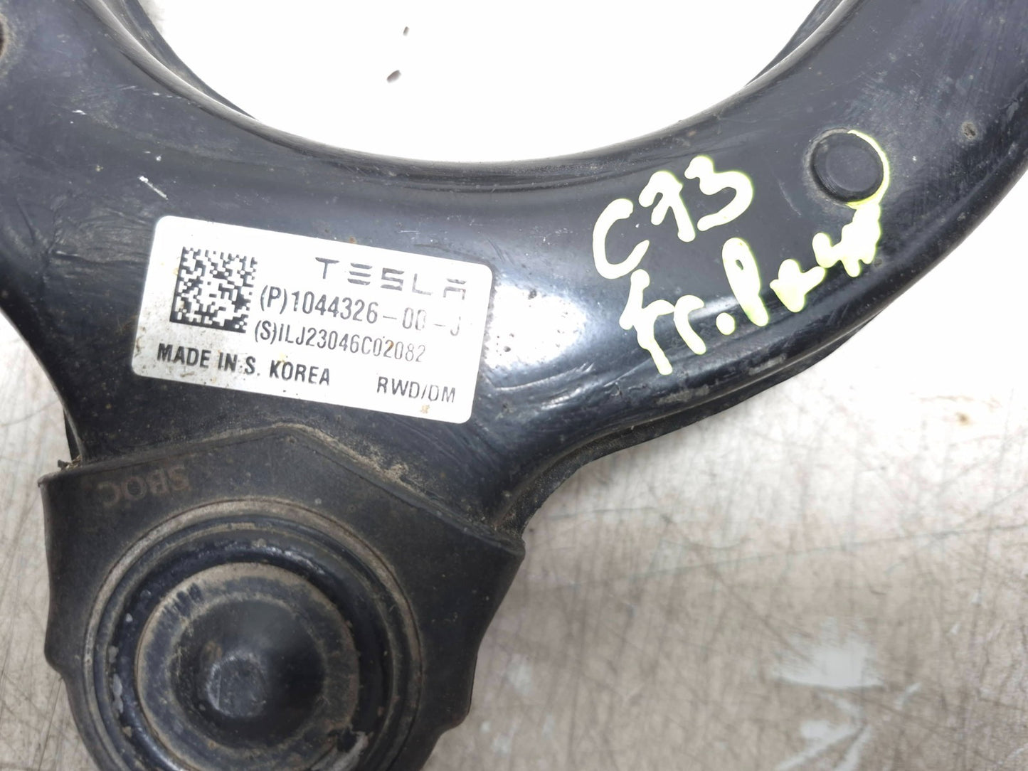2019 Tesla Model 3 Front Control Arm Passenger Side Right OEM