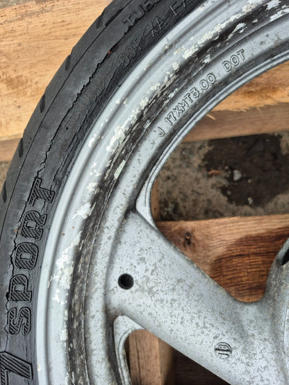 1991 Yamaha Fzr600r Front & Rear Wheel Rim OEM