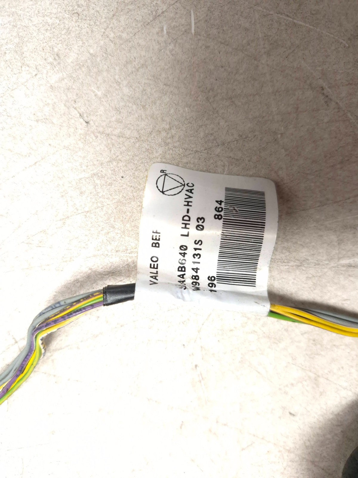 2007 Saab 9-5 Aero Heater Vent Flap Control Actuator Motor 2pcs OEM