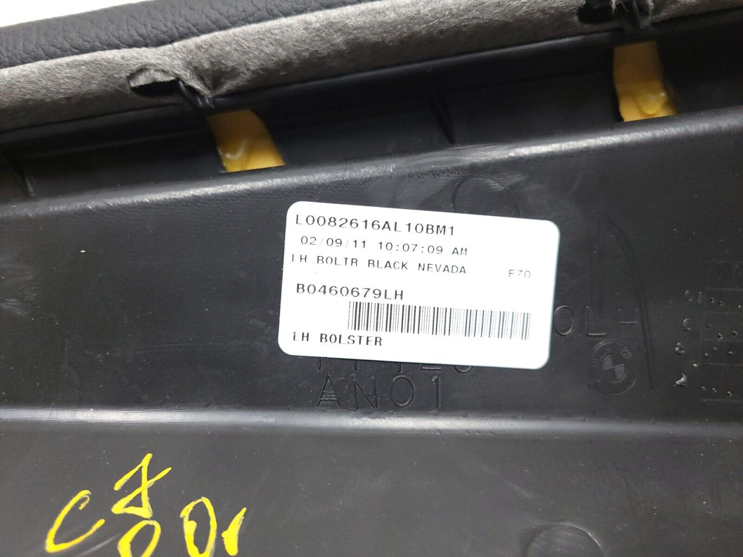 2007 - 2013 BMW X5 E70 Rear Seat Bolster Left & Right OEM