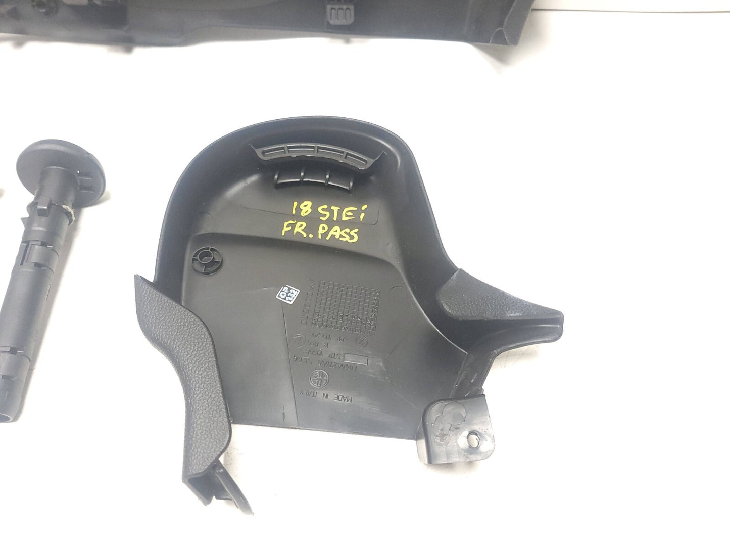 17- 23 Alfa Romeo Stelvio Seat Side Trim & Guide Sleeve Front Passenger Side OEM