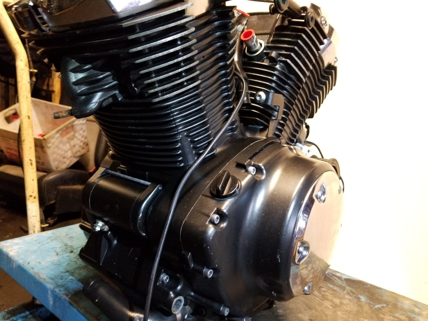 2007 Yamaha Xvs1300 Engine V Star 1300 9.623 Miles