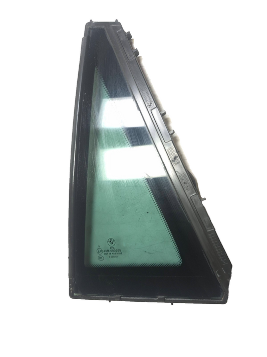 2008 BMW X6 E71 Rear Door Vent Quarter Window Glass Driver Side Left OEM