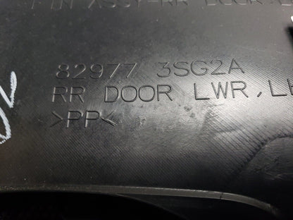 16 17 18 Nissan Sentra Rear Door Panel Driver Side Left Trim OEM