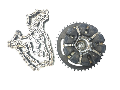 1999 Suzuki Katana 750 Gsx750f Rear Sprocket Hub & Drive Chain Pair OEM
