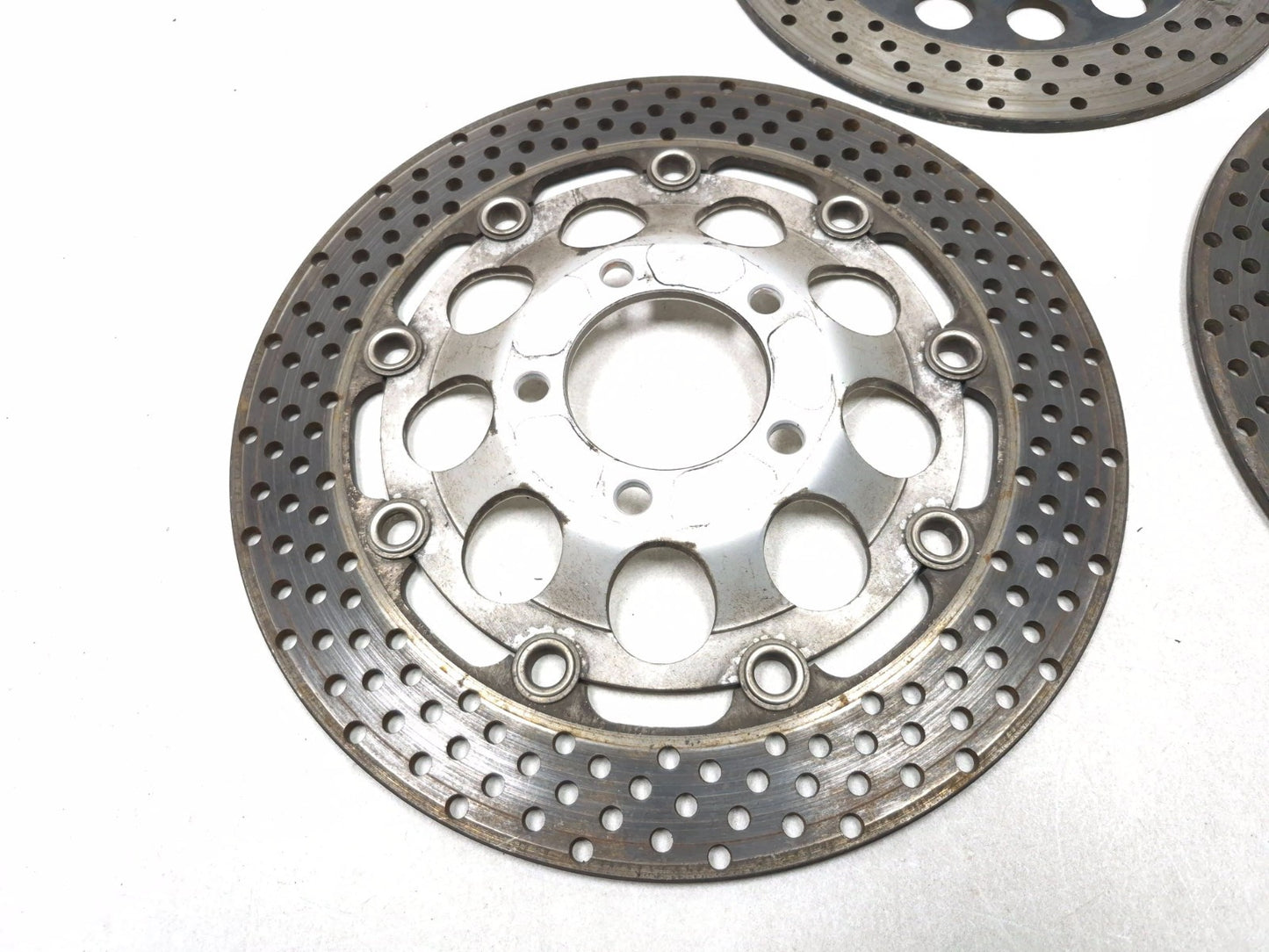 1993 Suzuki Gsx 600 Fp Katana Rear & Front Brake Disc 3 Pcs OEM