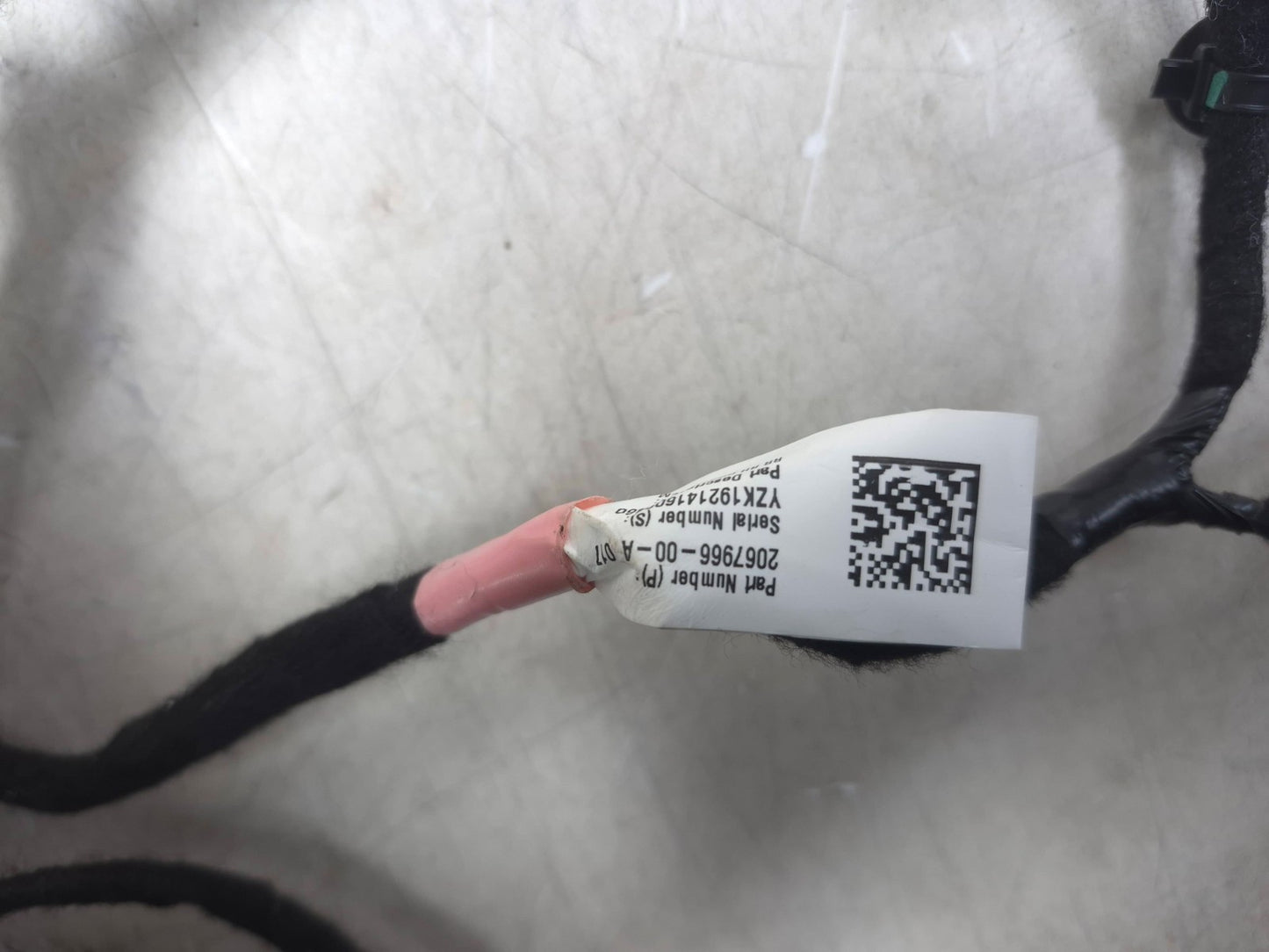 2019 Tesla Model 3 Rear Door Wire Harness Right Passenger Side OEM