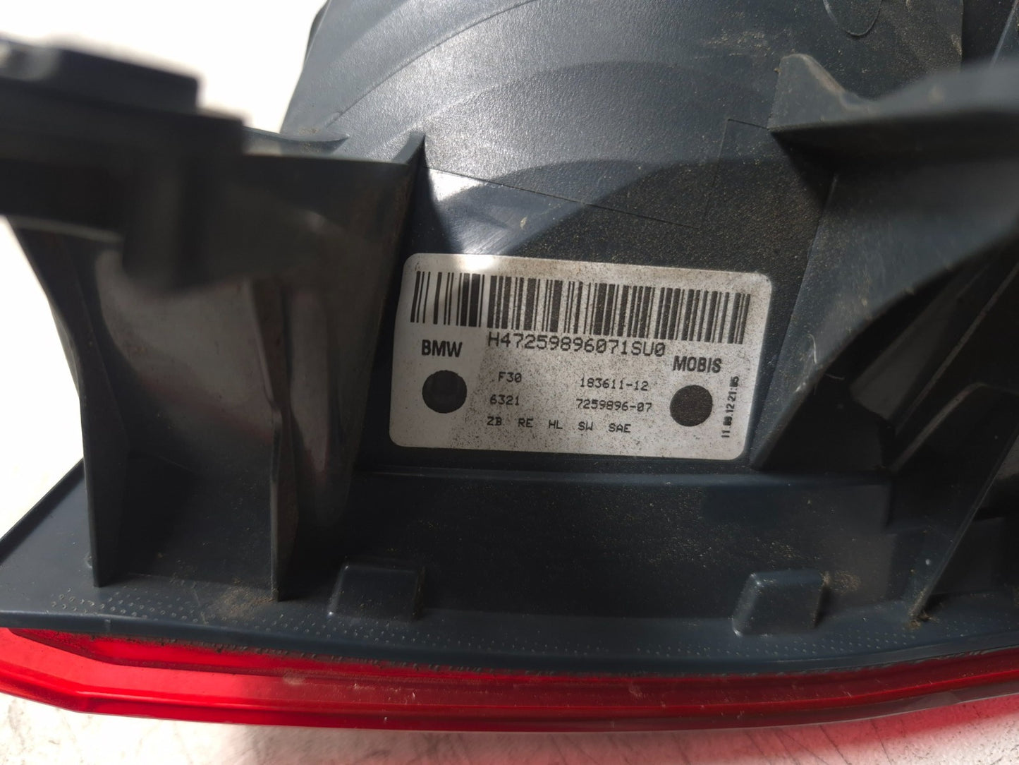2013 BMW 328ix Tail Light Left & Right Pair OEM