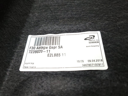 13-18 BMW 330xi F30 Rear Trunk Cargo Storage Compartment Luggage Tray OEM ✅