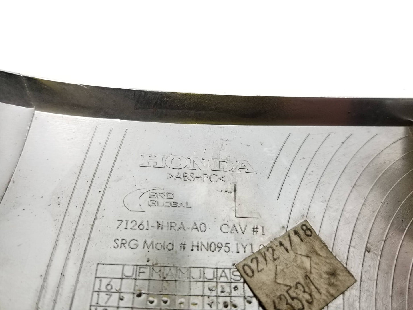 18 19 20 21 22 Honda Odyssey Front Bumper Grille Chrome Driver Side Left OEM