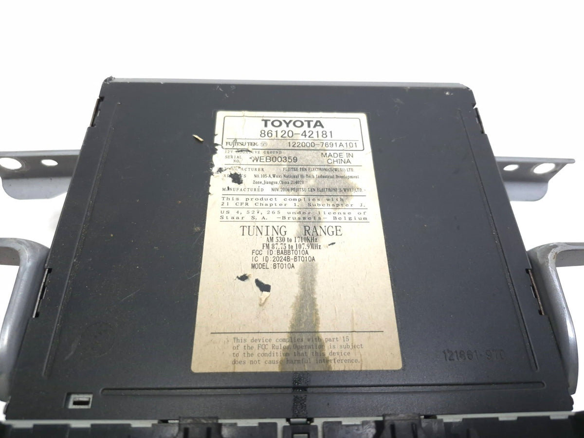 2006-2008 Toyota Rav4 Jbl Radio 6 Disc Cd Changer Player 86120-42181 OEM
