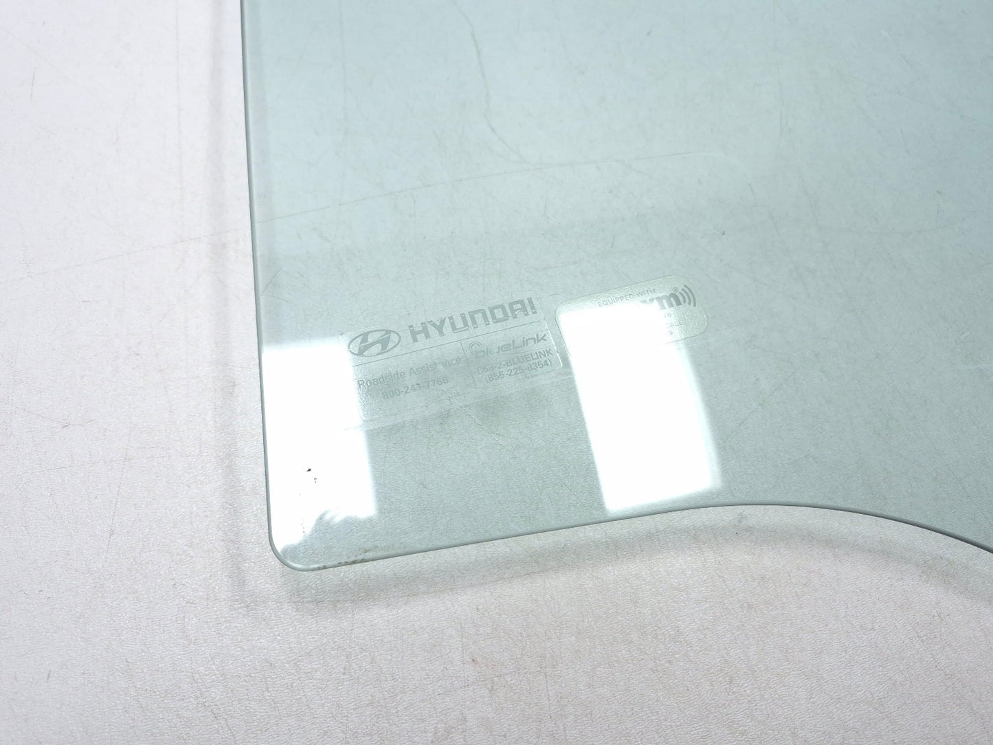 2014 Hyundai Accent Rear Left Door Window Glass OEM 83411-1r210