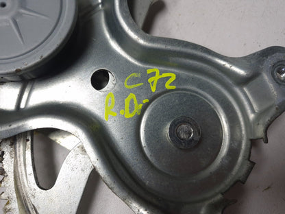 2009 Lexus IS250 Rear Door Window Regulator & Motor Driver Side Left  OEM