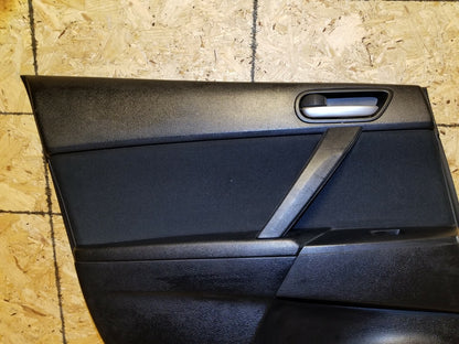 2012 Mazda 3 Rear Door Panel Trim Driver Side Left OEM