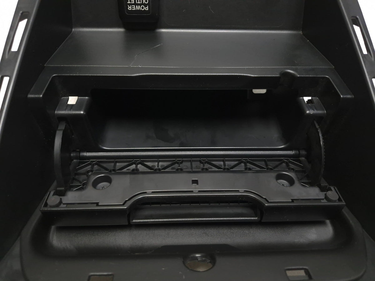 2013 Honda Cr-z Front Center Console Lower Pocket Storage Box & 12v Outlet  OEM