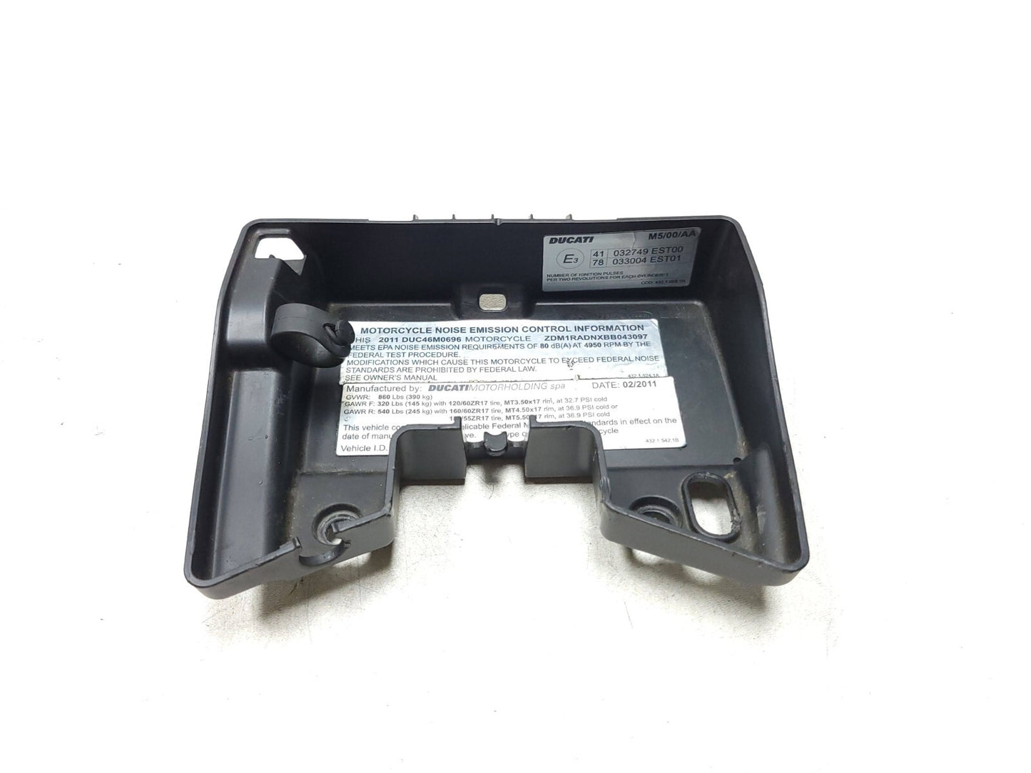 2008 - 2014 Ducati Monster 696 Tool Kit Cover OEM