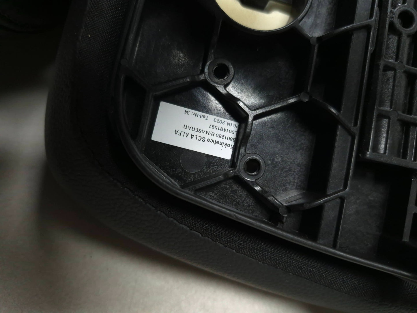 2024 Alfa Romeo Stelvio Front Seat Lower Cushion Driver Side Left OEM