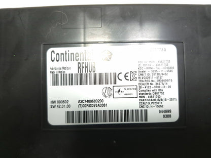 2017 Dodge Journey Keyless Entry Receiver Hub Control Module 68323877aa OEM