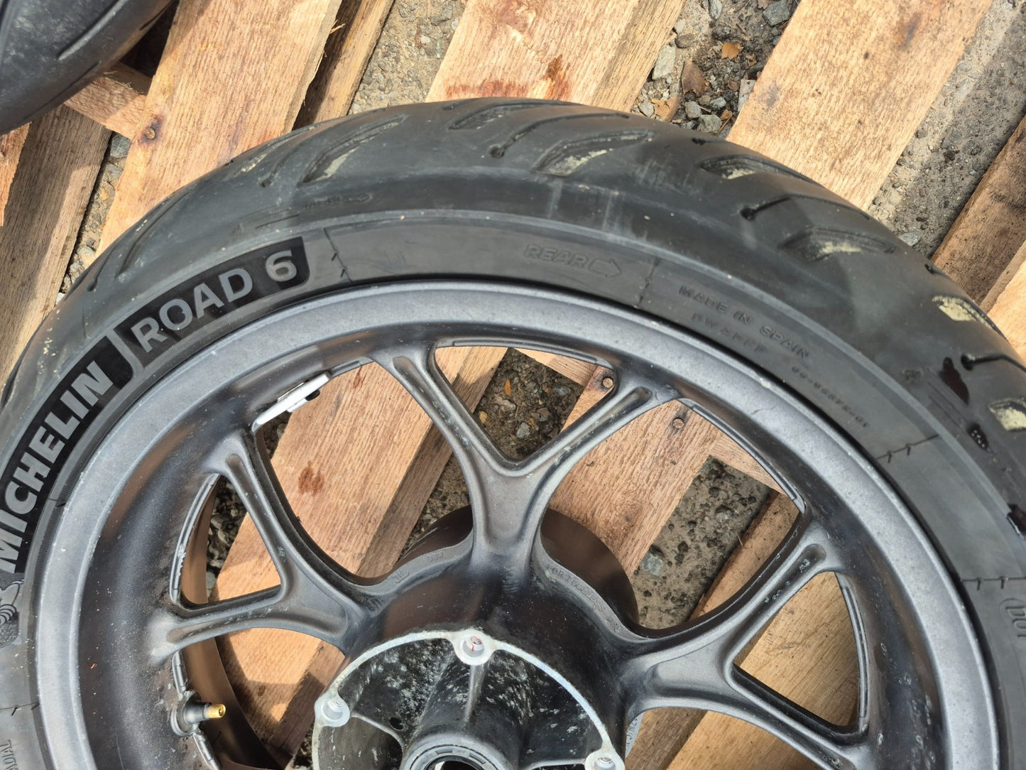 2012 Honda Nc700x Wheel Rim & Tire Front & Rear *straight* OEM
