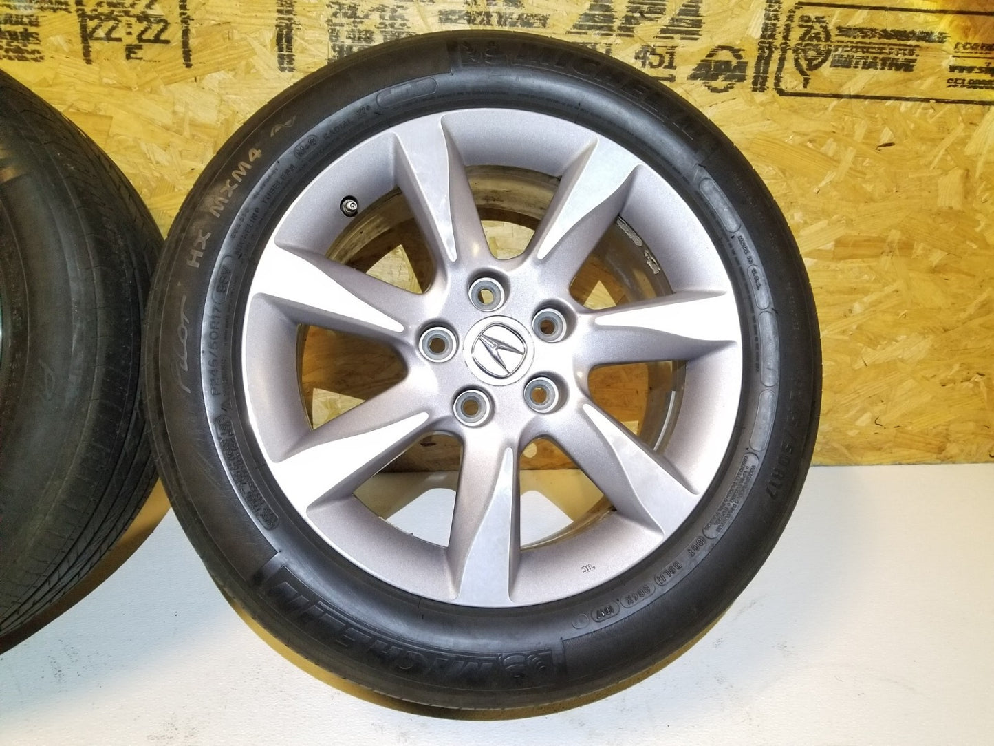 2007 Acura RDX Alloy Wheel Rim 17x8 & Tire 245/50r17 2pcs  OEM