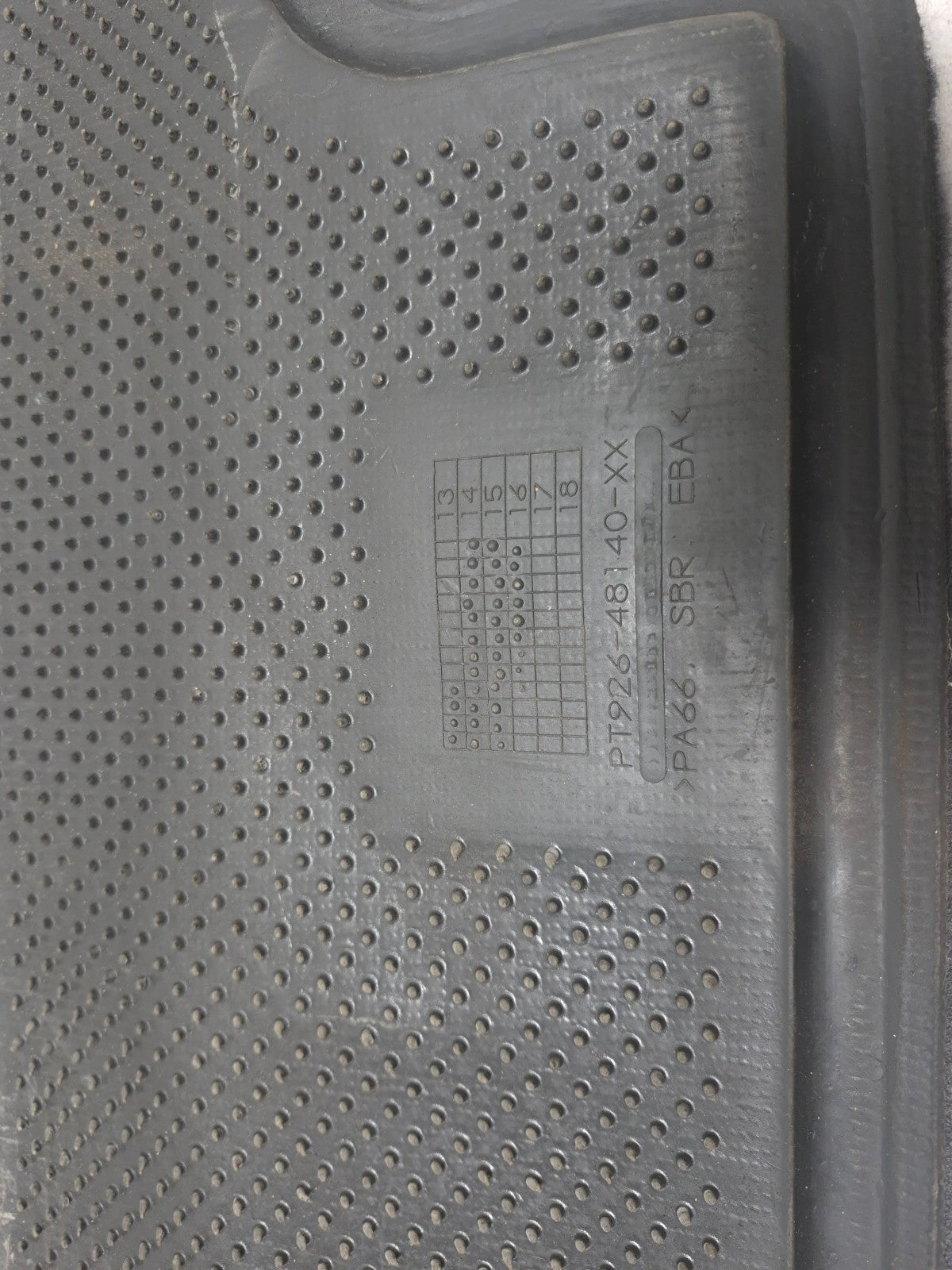 2014-2019 Toyota Highlander Floor Mat Carpet 3pcs OEM