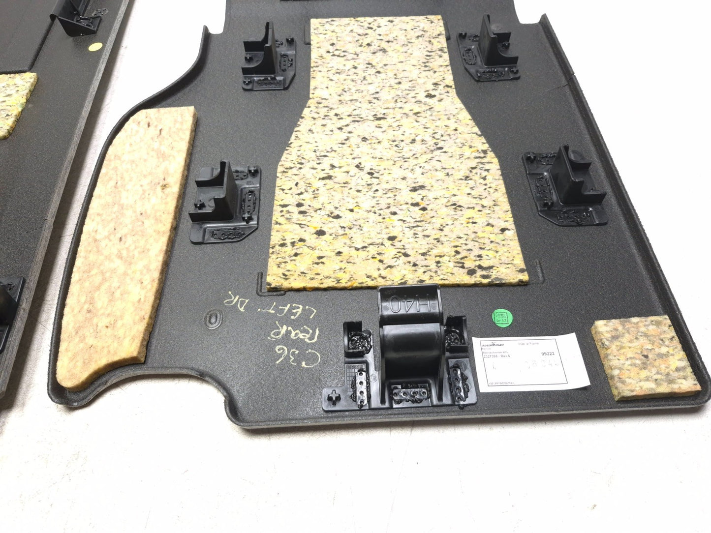 2014 Fiat 500l Rear Seat Back Panel 68212202aa OEM