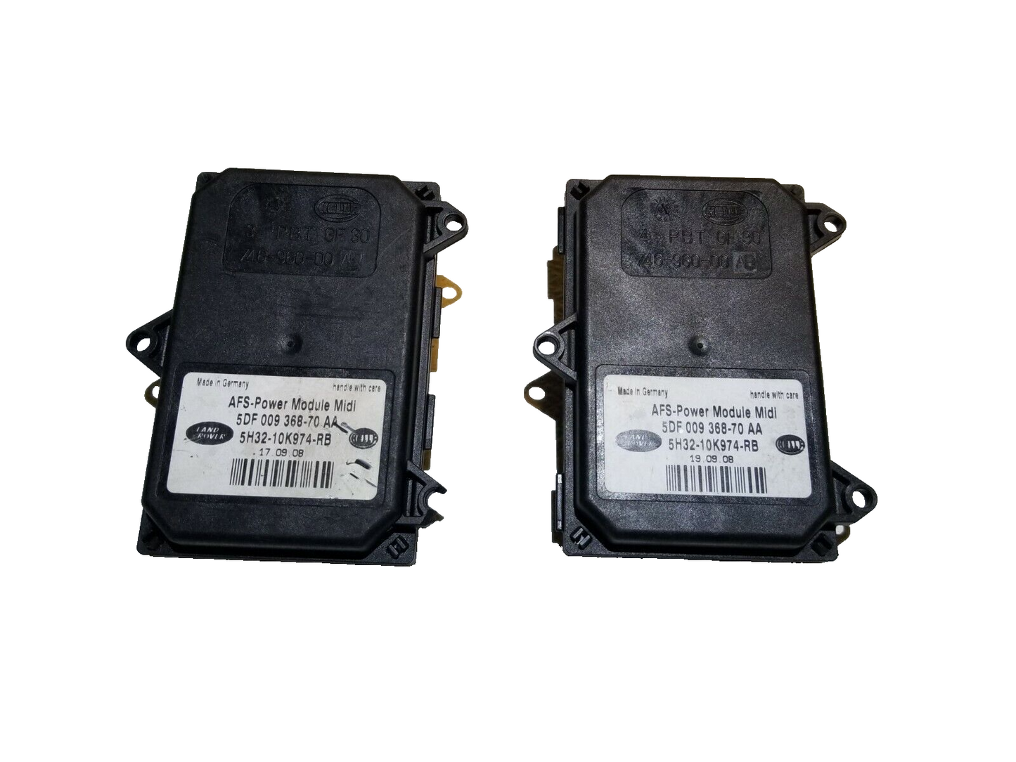 2009 Range Rover Sport Headlight Xenon Control Module Ballast 2 Pcs OEM