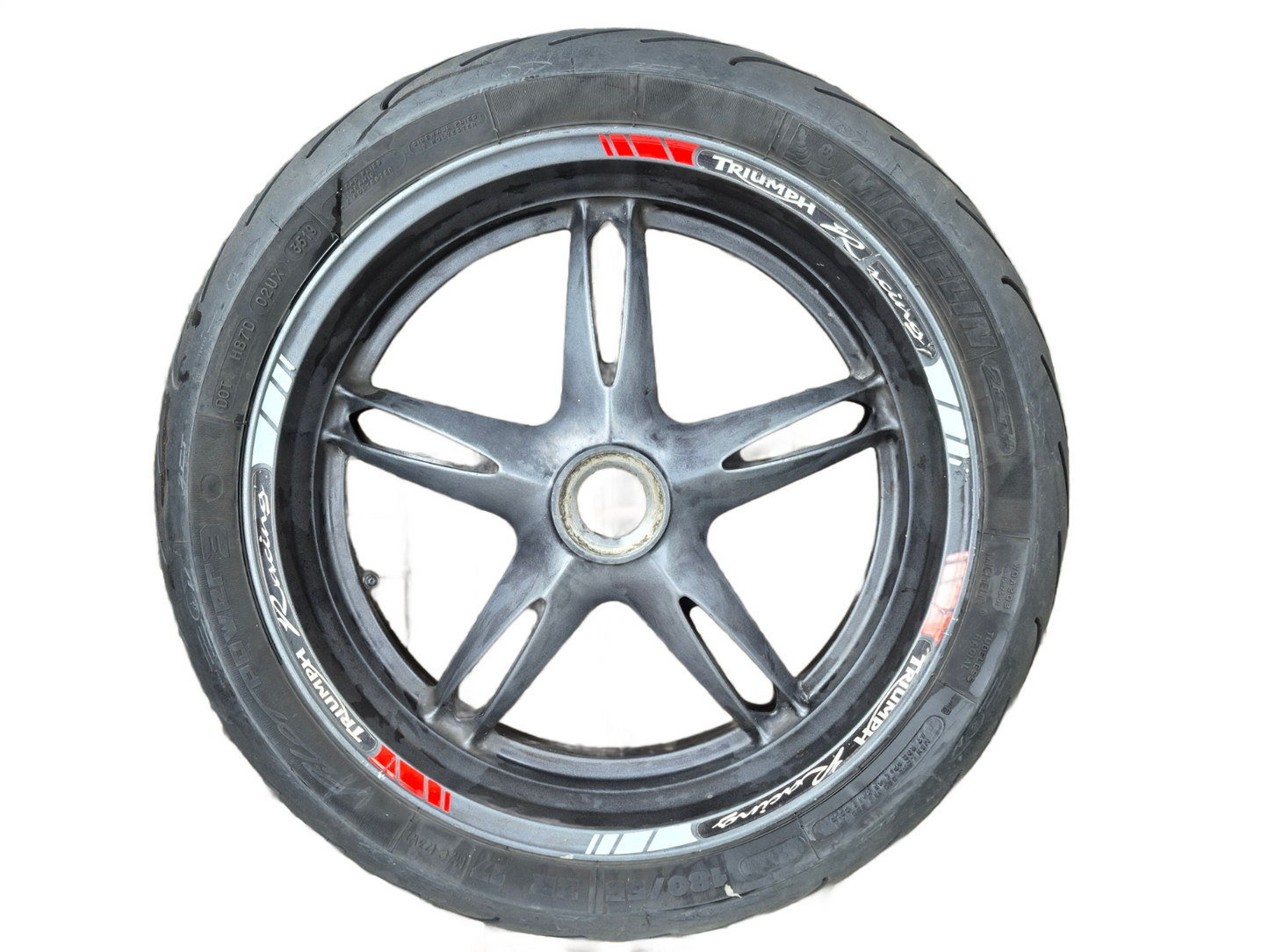 2005  Triumph Sprint St Rear Wheel W/ Tire Michelin 180/55 R 17 OEM
