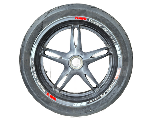 2005  Triumph Sprint St Rear Wheel W/ Tire Michelin 180/55 R 17 OEM
