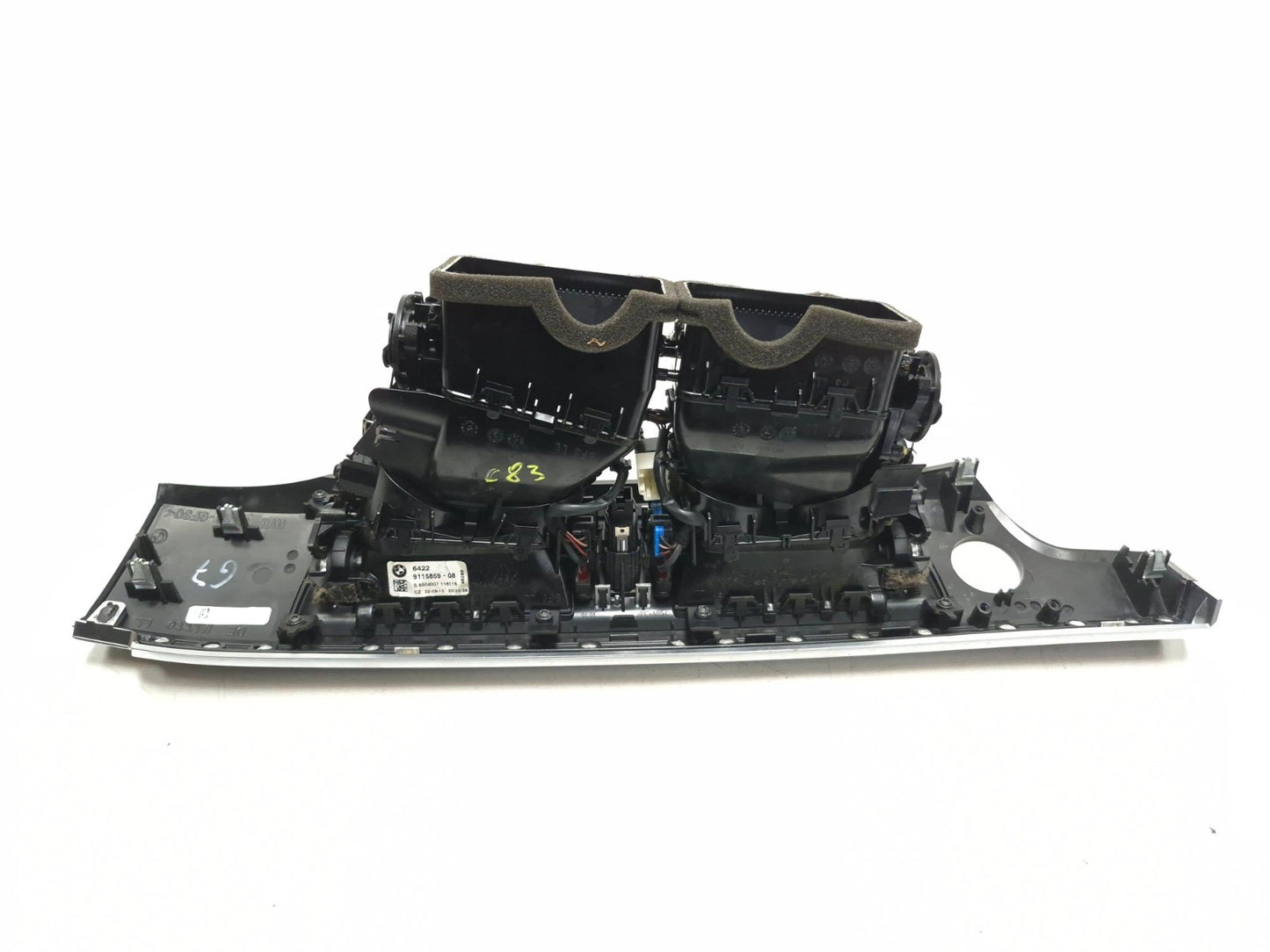 2011 BMW 750li Dashboard Center Air Vent W/ Trim OEM