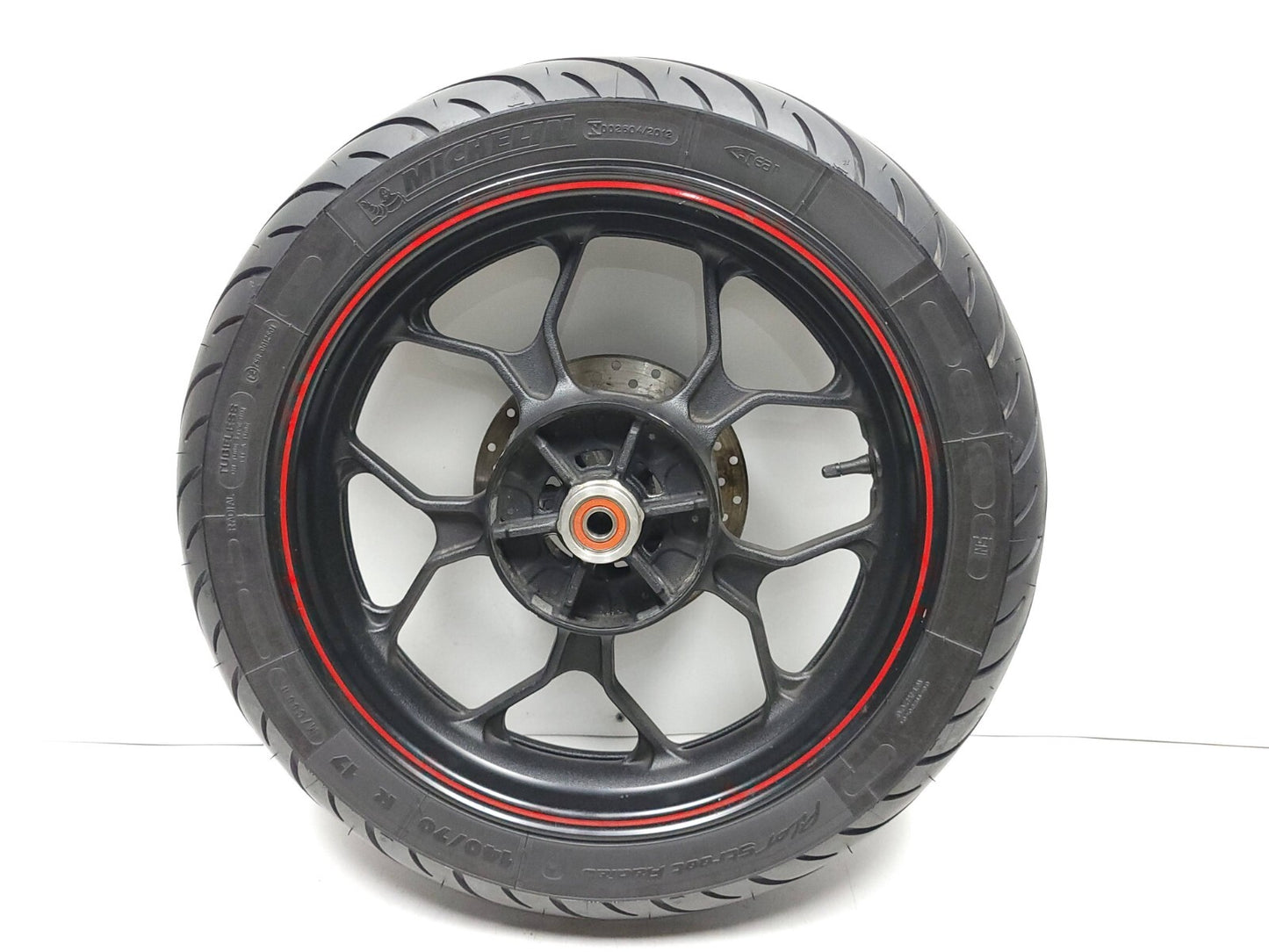 2016 Yamaha R3 Yzfr3 Rear Wheel Rim Tire 140/70 R17 OEM *straight*