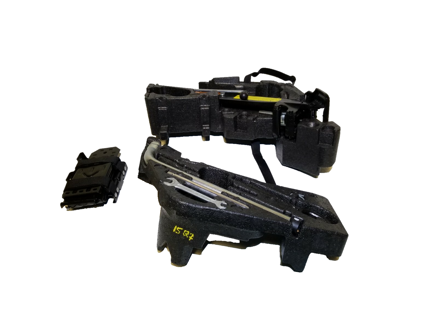2007-2015 Audi Q7 Tool Kit W/spare Tire Jack & Wheel Chock Stop Set OEM