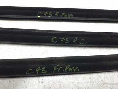 2019 Tesla Model 3 Door Window Belt Seal Molding 3 Pcs OEM