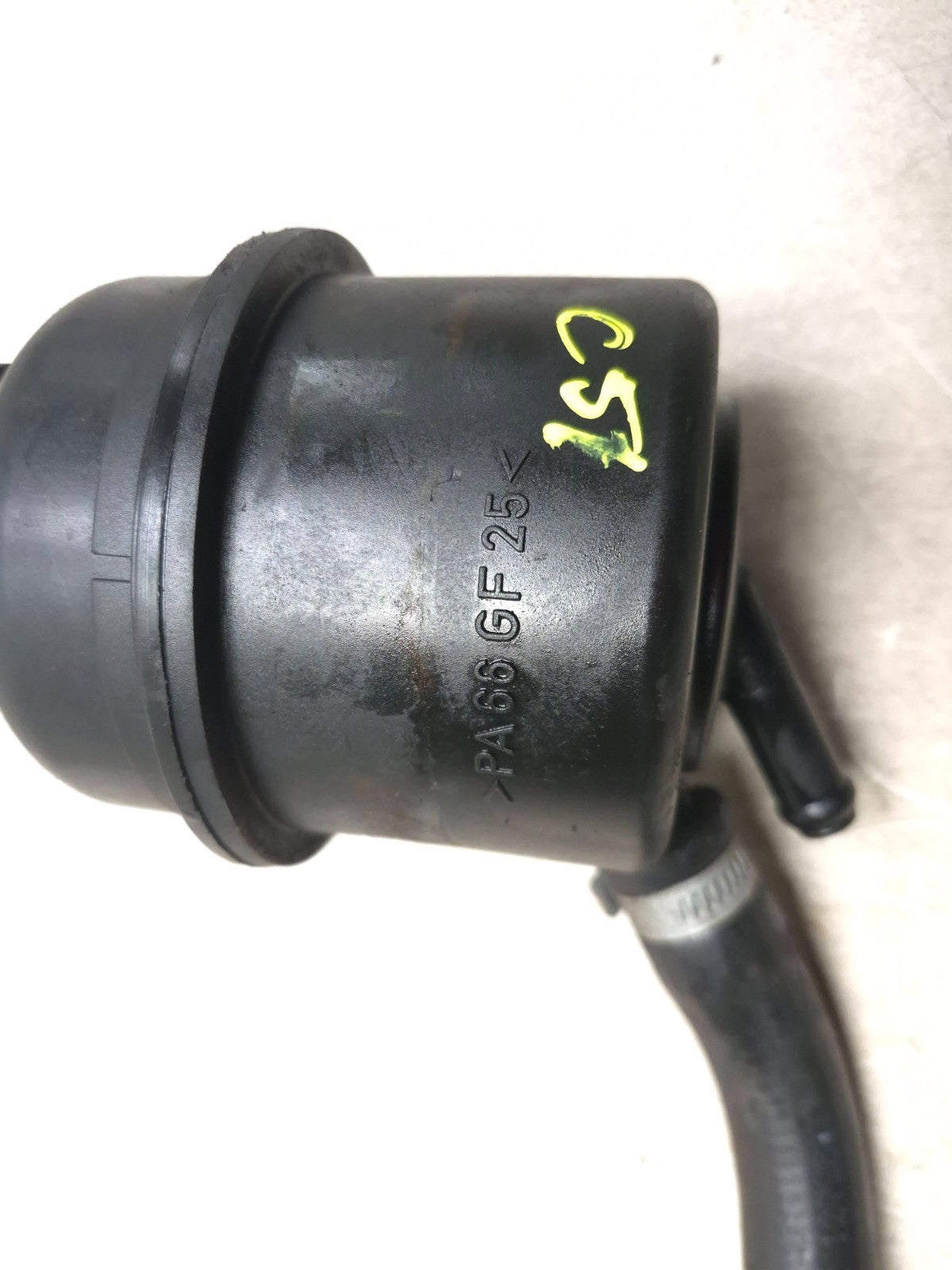 2007 Saab 9-5 Aero Power Steering Fluid Reservoir Tank W/ Supply Hose OEM