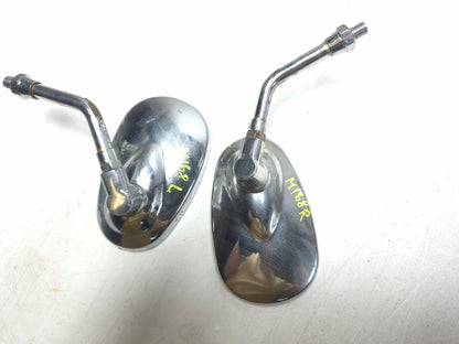 1991 Kawasaki Vulcan 500 En500 Mirror Left & Right Pair OEM