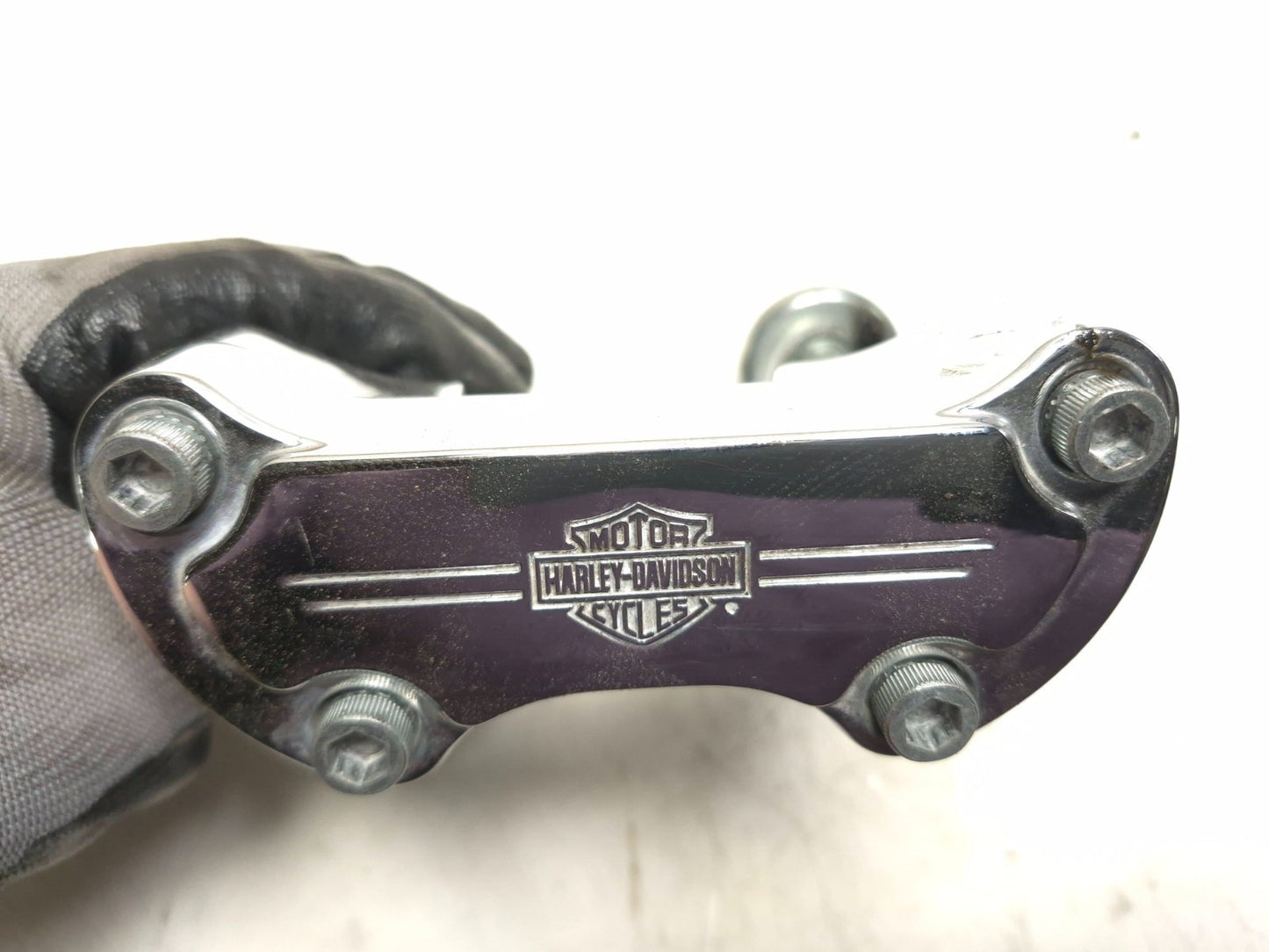 2004 Harley Softail Flstc Heritage Classic Handlebar Riser & Clamp OEM