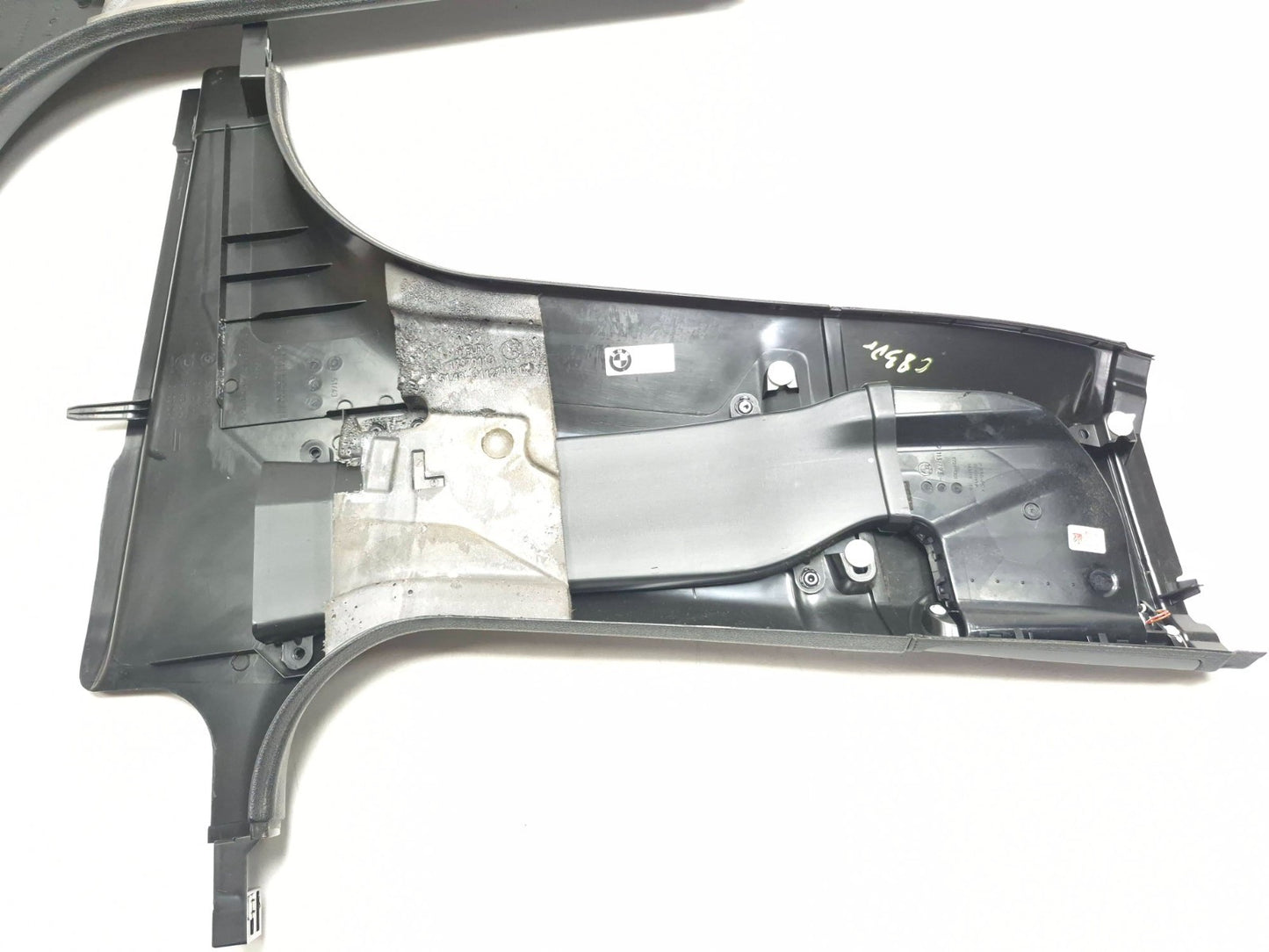2011 BMW 750li B Pillar Trim Cover Lower Left & Right Pair OEM